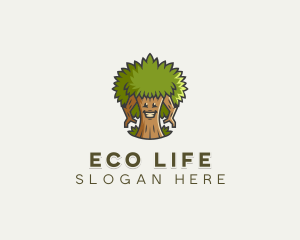 Eco Garden Planting logo design