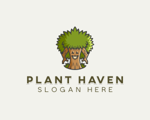 Eco Garden Planting logo design