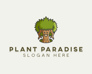 Eco Garden Planting logo design