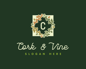 Vine Pattern Frame  logo design