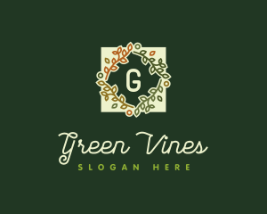 Vine Pattern Frame  logo design