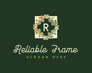 Vine Pattern Frame  logo design