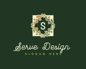 Vine Pattern Frame  logo design