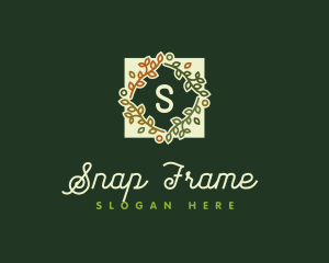 Vine Pattern Frame  logo design