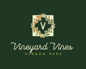 Vine Pattern Frame  logo design