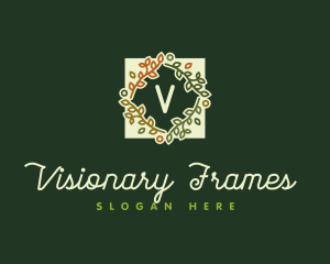 Vine Pattern Frame  logo design