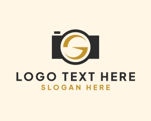 Camera Lens Letter G logo