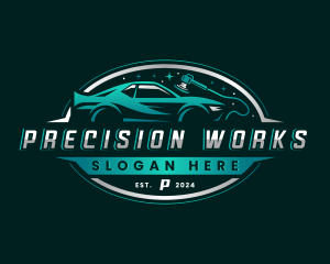 Automobile Detailing Polisher logo design