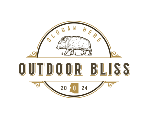 Javelina Boar Arizona logo design