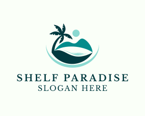 Island Beach Paradise logo design