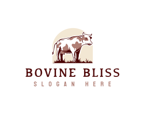 Cow Cattle Farm logo design