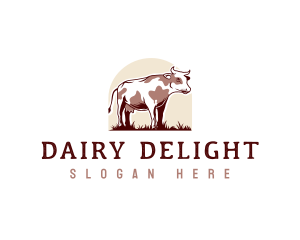 Cow Cattle Farm logo design