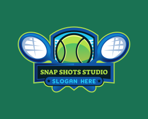 Tennis Racket Sports Logo