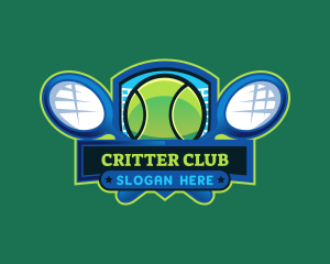 Tennis Racket Sports logo design