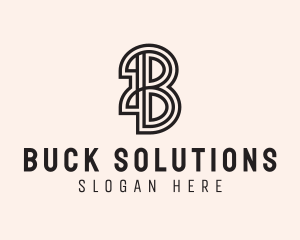 Letter B Boutique logo design