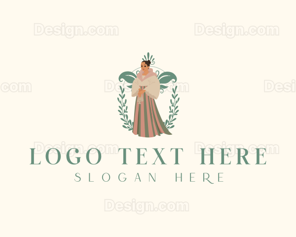 Traditional Lady Dress Logo