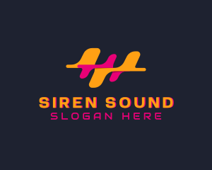 Sound Waves Technology logo design