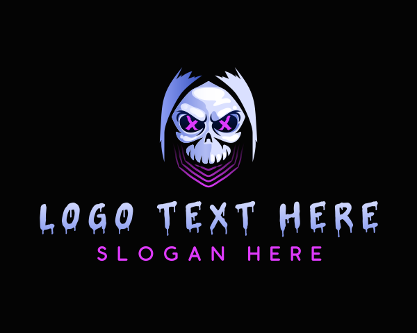Skeleton logo example 3