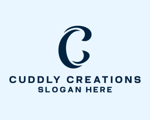 Couture Swirl Style  logo design