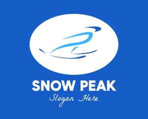 Ski Skiing Snowboarding logo