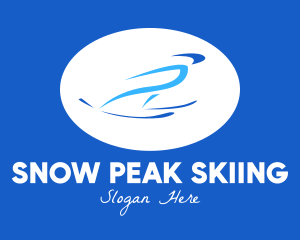 Ski Skiing Snowboarding logo