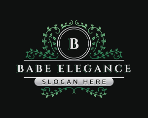 Elegant Vine Boutique logo design