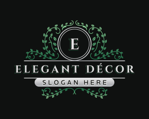 Elegant Vine Boutique logo design