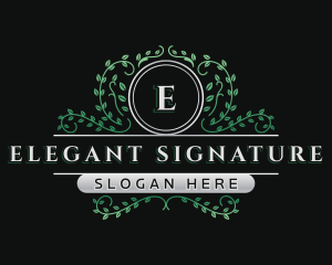 Elegant Vine Boutique logo design