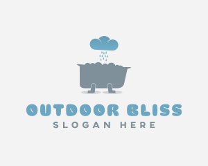 Weather Bath Tub logo design