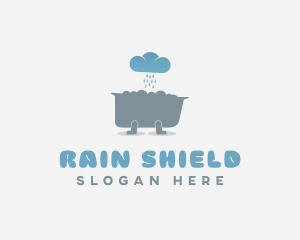 Weather Bath Tub logo design