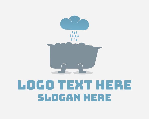 Rain logo example 1