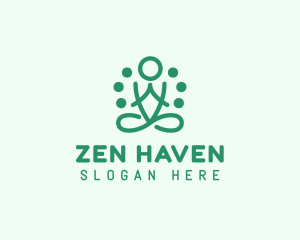 Zen Meditation Wellness Spa logo design