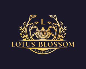 Floral Lotus Gardening logo design