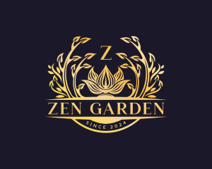 Floral Lotus Gardening logo design