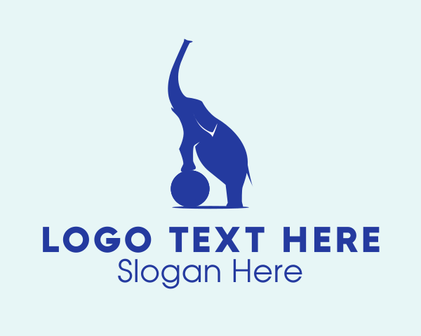 Blue Elephant logo example 4