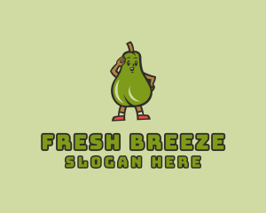 Fresh Avocado Vegetarian  logo design