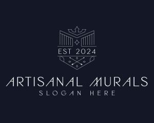 Professional Crown Shield logo design