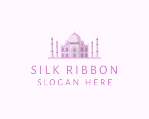 Purple Indian Temple Palace logo design