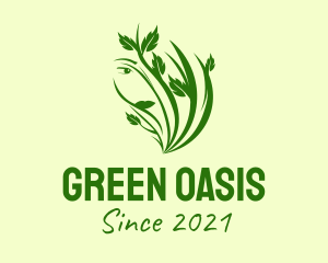 Green Organic Cosmetic  logo design