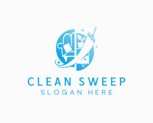 Home Furniture Cleaning logo design