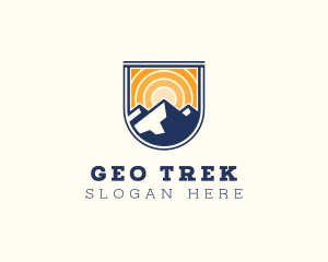 Summit Mountain Hike logo design