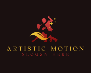 Ballroom Dancer Duo logo