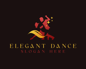 Ballroom Dancer Duo logo design