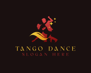 Ballroom Dancer Duo logo design