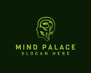 Mental Leaf Health logo design