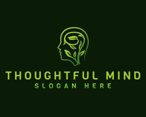 Mental Leaf Health logo design