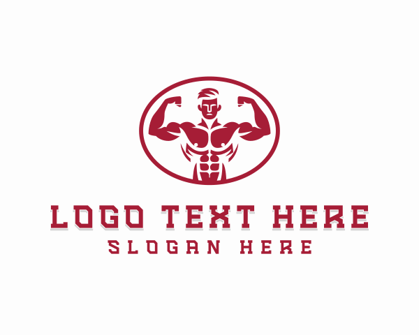 Bodybuilding logo example 3