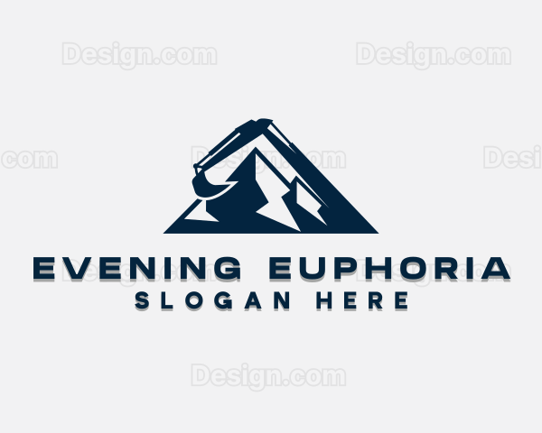 Industrial Mountain Excavation Logo