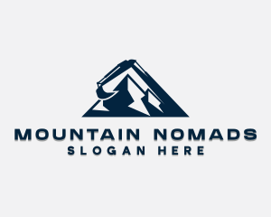 Industrial Mountain Excavation logo design