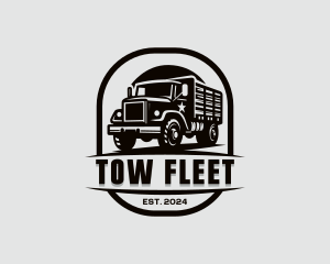 Dump Truck Vehicle logo design